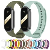 Xiaomi Mi Band 8 9 Uyumlu Şeffaf Silikon Saat Kayışı - 4