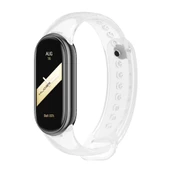 Xiaomi Mi Band 8 9 Uyumlu Şeffaf Silikon Saat Kayışı - 1
