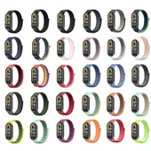 Xiaomi Mi Band 8 Döngü Naylon Saat Kayışı İnci Tozu Renk - 3