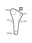 TRIGER KAYISI (125x220) MAZDA 323 1.5 16V (94 01) CT899 - 1