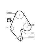TRIGER KAYISI BEDFORD / OPEL ASCONA ASTRA KADETT VECTRA 82 95 1,6D 1,7D 8V (146*240) - 1