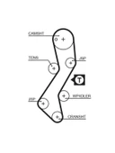 TRIGER KAYISI (116x200) FORD ESCORT 1.8D 8V (89 00) 1.8TD 8V (93 01) FIESTA 1.8D 8V 89 96CT901SE* (C - 1