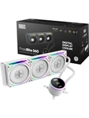 Dragos FrostBite ARGB Beyaz 360 mm İşlemci Sıvı Soğutucu - 1