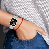 Xiaomi Redmi Watch 3 Mi Watch Lite 3 Uyumlu Gri Metal Saat Kordonu ve Çerçevesi - 8