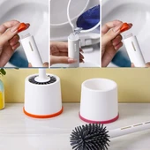 Deterjan Hazneli Silikon Tuvalet Fırçası thumbnail 4