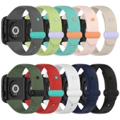 Xiaomi Redmi Watch 3 Uyumlu Silikon Saat Kayışı Limme ve Açık Mor Renk - 5