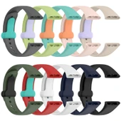 Xiaomi Redmi Watch 3 Uyumlu Silikon Saat Kayışı Limme ve Açık Mor Renk - 6
