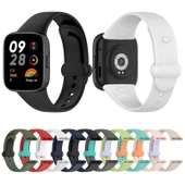 Xiaomi Redmi Watch 3 Uyumlu Silikon Saat Kayışı Limme ve Açık Mor Renk - 4