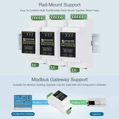 Waveshare Din Ray RS485 to RJ45 Seri Sunucu POE Fonksiyonlu - 8