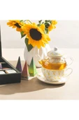 Noura Natural Tek Kişilik Demlik Ve Kupa Takımı - 5