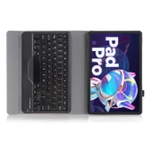 Lenovo XiaoXin Pad Pro 2022 11.2 inç Pembe Bluetooth Klavye Deri Kılıf - 4