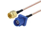 20cm RG316 Koaksiyel Anten Uzatma Kablosu SMA Erkek - Fakra C Erkek - 1