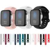 Xiaomi Mi Watch 18mm Kelebek Tokalı Silikon Saat Kayışı Gece Mavisi - 5