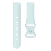 Xiaomi Mi Watch 18mm Kelebek Tokalı Silikon Saat Kayışı Açık Mavi - 3