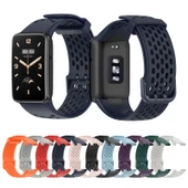 Xiaomi Mi Band 7 Pro Nefes Alabilir TPU Saat Kayışı Kırmızı - 6