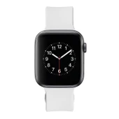 Apple Watch Silikon Kordon Kare Tokalı Beyaz 38mm 40mm 41mm Uyumlu - 4
