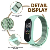 Xiaomi Mi Band 7 Naylon Örgü Saat Kayışı Gökkuşağı Renkler - 4