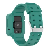 Xiaomi Poco Watch Silikon Entegre Saat Kayışı Çam Yeşili - 4