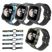 Xiaomi Redmi Watch Kamuflaj Silikon Saat Kayışı Siyah - 5