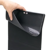 SF128-A Model Microsoft Surface Pro 8 Uyumlu Ağaç Dokulu Dokunmatik Bluetooth Klavye Deri Tablet Kılıfı Siyah - 7