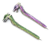 Dragonlu Polyester Tükenmez Kalem - 1