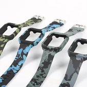 Xiaomi Redmi Watch Kamuflaj Silikon Saat Kayışı Siyah - 3