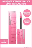 Maybelline New York Super Stay Vinyl Ink Uzun Süre Kalıcı Likit Parlak Ruj 155 Upbeat - 8