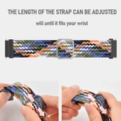 Gpack Amazfit Gtr 2 Obsidian Kordon Örgülü  Kumaş Ayarlanabilir KRD 01 - 2