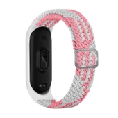 Gpack Xiaomi Mi Band 4 Kordon CırtCırt Kumaş Ayarlanabilir Örgü Tasarım KRD 49 - 1