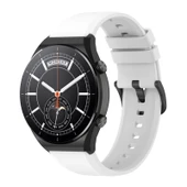 Xiaomi Watch S1 22mm Beyaz Parlak Silikon Saat Kordonu - 4