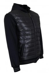 Erkek Kapşonlu Polar Hırka Slim Fit Dar Kesim RAR00814 - 2