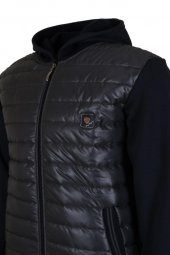Erkek Kapşonlu Polar Hırka Slim Fit Dar Kesim RAR00814 - 4