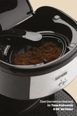 GoldMaster Zinde Yıkanabilir ve Temizlenebilir Filtreli Çift Kupalı Filtre Kahve Makinesi - 5