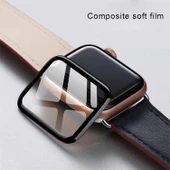 Apple Watch Serisi 3 2 1 Uyumlu 42mm Kavisli 3D Kompozit Yumuşak Film Ekran Koruyucu - 3