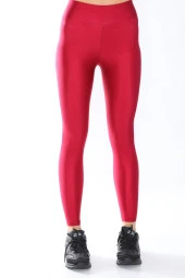 Ekstra Yüksek Bel Parlak Disco Tayt thumbnail 3