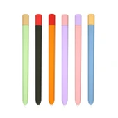 Xiaomi Uyumlu Stylus Kalem Koruyucu Kılıf Sarı Yeşil Kontrast Renk - 2