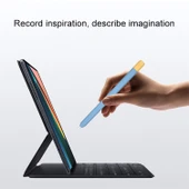 Xiaomi Uyumlu Stylus Kalem Koruyucu Kılıf Sarı Yeşil Kontrast Renk - 7