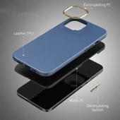 Apple iPhone 13 Mini Kılıf Zore Natura Suni Deri Kılıf - 8