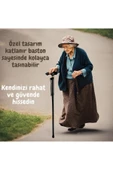 APS Katlanır Baston Siyah Kolay Taşıma Yüksek Kalite Denge Bastonu Ayarlanabilir - 4