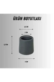 APLUSSAĞLIK Walker Yürüteç Lastiği Yumuşak Kaymaz Taban Yüksek Kalite 4'lü Avantaj Paket Gri - 2