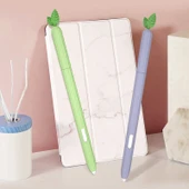 Samsung Galaxy Tab S6 Lite P610 P615 Uyumlu Küçük Üzüm Desenli Silikon Stylus Koruyucu Kılıf - 6