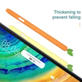 Samsung Galaxy Tab S6 Lite P610 P615 Uyumlu Küçük Üzüm Desenli Silikon Stylus Koruyucu Kılıf - 3