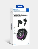 Acl 5.3 Versiyon RGB Işıklı Kristal Transparan Wireless Kulaklık ACB-60 - 1