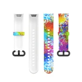 Xiaomi Mi Watch Lite Redmi Watch Silikon Baskılı Değiştirme Saat Kayışı Boyanmış - 4