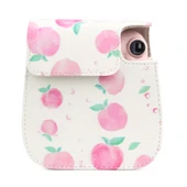 Fujifilm Instax Mini 11 Uyumlu Şeftali Renkli Omuz Askılı Kamera Çantası - 3