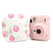 Fujifilm Instax Mini 11 Uyumlu Şeftali Renkli Omuz Askılı Kamera Çantası - 7