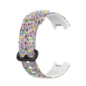 Xiaomi Mi Watch Lite Redmi Watch Silikon Baskılı Değiştirme Saat Kayışı Yüz Makyajı Desenli - 1