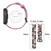 Xiaomi Mi Watch Lite Redmi Watch Silikon Baskılı Değiştirme Saat Kayışı Yüz Makyajı Desenli - 5