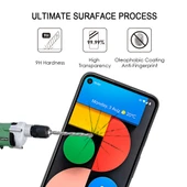 Google Pixel 4a 5G Tam Kaplama Tam Yapışkanlı Temperli Cam Ekran Koruyucu - 6
