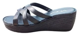 VOGA 2027 SİYAH CİLT DOLGU TABAN COMFORT CASUAL GÜNLÜK TERLİK - 4